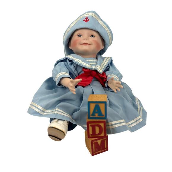 VTG Ashton Drake Porcelain Baby Doll Yolanda Bello - Picture 1 of 15